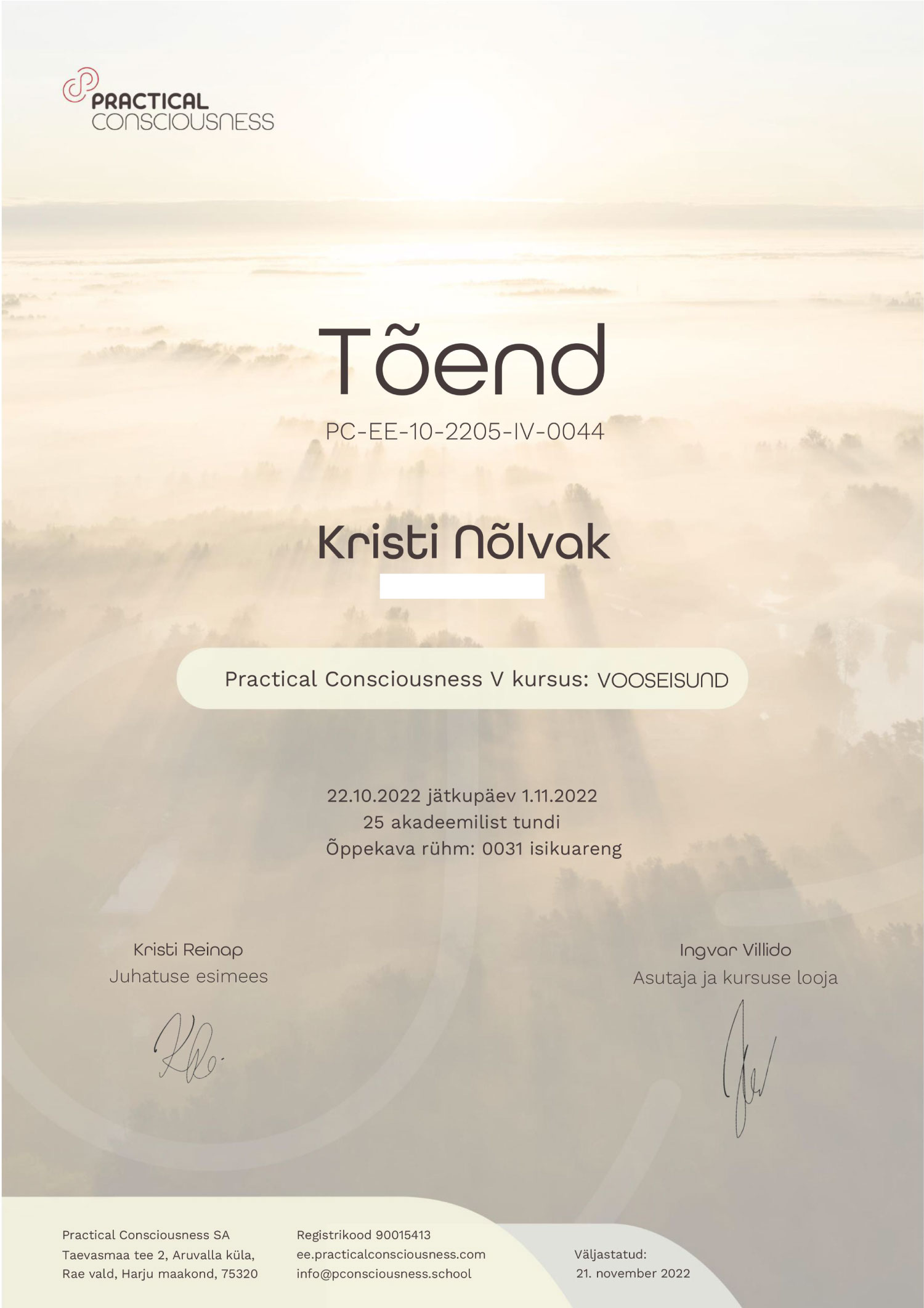 Teadliku Muutuse Kunst V - Voo seisund